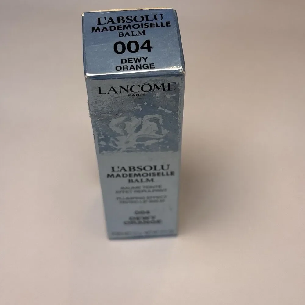 Lancome L'Absolu Mademoiselle Tinted Lip Balm Shade 004 DEWY ORANGE 3.2g / .11oz